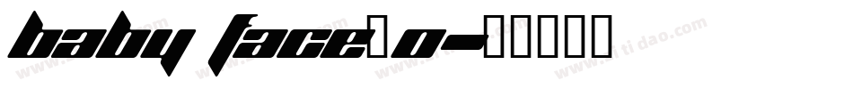 Baby Face_0字体转换